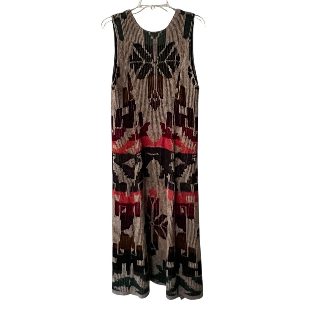 Anthropologie Cecilia Prado Open Front Long Sweater Vest Cardigan M Boho knit - Picture 12 of 16